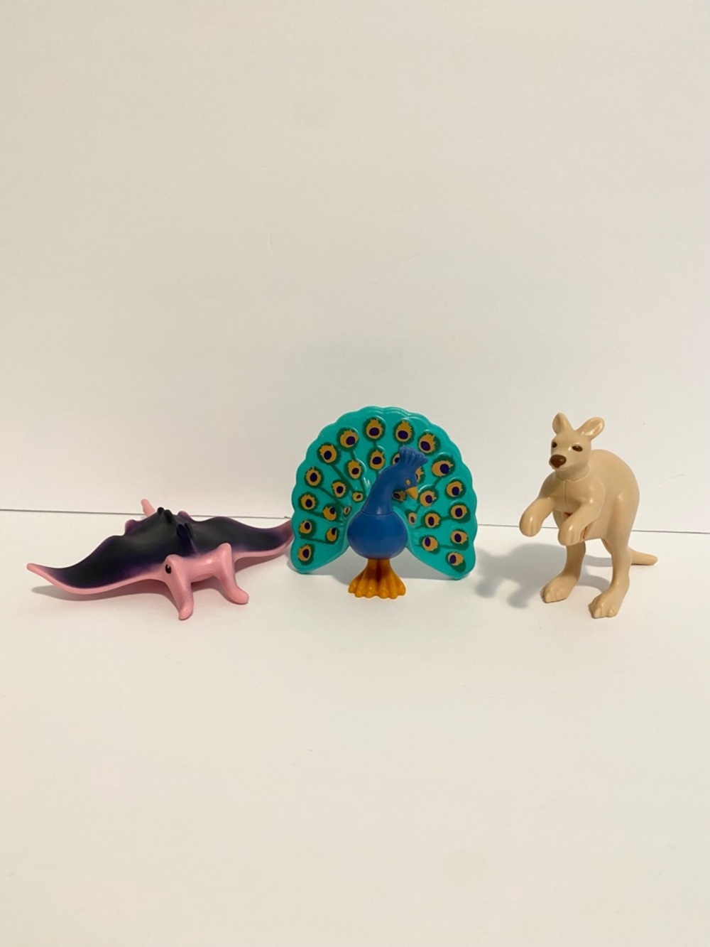 Mcdonald’s Playmobil Peacock Stingray Kangaroo Figure 2026 Toy Lot